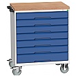 Bott Verso Mobile Roller Cabinets 800W - 7 Drawers