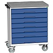 Bott Verso Mobile Roller Cabinets 800W - 7 Drawers