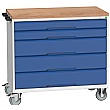 Bott Verso Mobile Roller Cabinets 1050W - 5 Drawers