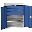 Bott Verso Kitted Cupboard 800W 1 Shelf and 3 Drawers