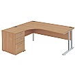 NEXT DAY Commerce II Deluxe Ergonomic Desk With De