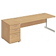 NEXT DAY Commerce II Rectangular Desks With Desk H