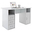 Fenwick Computer Desk White