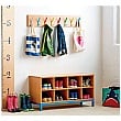 Cloakroom Coat Hangers With 8, 16 or 20 Pegs