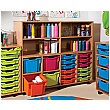 Open Storage Unit With 4 Compartments