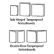 Tamperproof Aluminium Framed Noticeboard