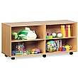 Open Storage Unit With 4 Compartments