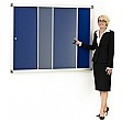 Province Acrylic Sliding Door Tamperproof Noticeboards