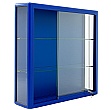 Wall Mounted Glass Display Cabinet with Sliding Door
