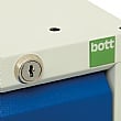 Bott Verso Mobile Storage Benches - 1250mm With Cupboard & Drawer