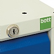 Bott Verso Mobile Storage Benches - 1750mm With 3 Drawers With Cupboard
