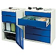 Bott Verso Drawer Cabinets - 800mm Wide x 900mm High - 5 Drawers