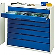 Bott Verso Drawer Cabinets - 1050mm Wide x 1000mm High - 7 Drawers