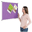 Eco-Colour Aluminium Framed Resist-A-Flame Noticeboards