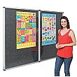 Eco-Colour Tamperproof Resist-A-Flame Noticeboards