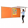 Eco-Colour Corridor Resist-A-Flame Tamperproof Noticeboards