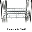4 Sided Mesh A-Base Nestable Roll Pallets - Zinc Plated