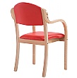 Devonshire Vinyl Stacking Armchairs