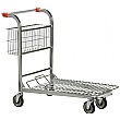Nestable Stock Trolley With Fixed Basket
