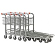 Nestable Stock Trolley With Fixed Basket