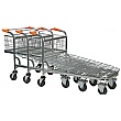 Cash & Carry Trolley - Wire Mesh Base