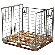 Galvanised Stackable Retention Units With 2 Removable Gates