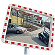 View Minder Rectangular Traffic Mirror