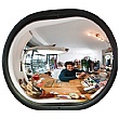 Detective Wall Mounted Oval Observation Mirrors