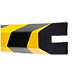 TRAFFIC-LINE Yellow/Black Profiled Impact Protection - 1 Metre