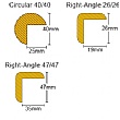 TRAFFIC-LINE Yellow/Black Adhesive Impact Protection For Edges - 5 Metres