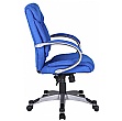 Fiji Fabric Manager Chair - Blue