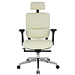 Parity Executive Leather Chair - Cream