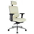 Parity Executive Leather Chair - Cream