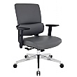 Parity Leather Task Chair - Grey