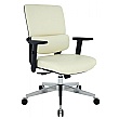 Parity Leather Task Chair - Cream