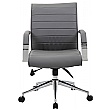 Identity Medium Back Leather Manager Chair