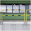 TRAFFIC-LINE Medium Duty Wall Fixed Steel Hoop Guards