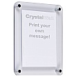 Cyrstal Wall Notice Frame