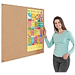 Eco-Colour Frameless Resist-A-Flame Noticeboards