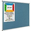 Eco-Colour Aluminium Framed Resist-A-Flame Noticeboards