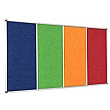 Shield Resist-a-Flame Multibank Eco-Colour Noticeboards