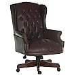 Chairman Burgundy Traditional Manager Chair
