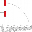 TRAFFIC-LINE Commander-Plus A Flush-Fitting Drop Down Posts