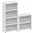 Commerce II White Office Bookcases