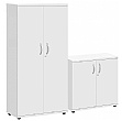 Commerce II White Office Cupboards