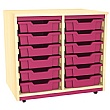 Splash Double Column 12 Tray Storage Unit