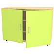 Splash Wooden Cupboard with Coloured Doors