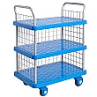 Proplaz Super Silent Three Tier Trolley with Mesh Side & Ends