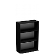 Eclipse Essential Black Office Bookcases