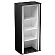 Eclipse Essential Black Tambour Cupboards